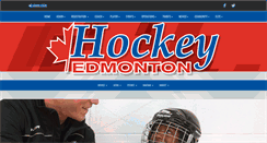 Desktop Screenshot of hockeyedmonton.ca