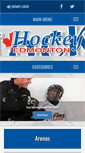 Mobile Screenshot of hockeyedmonton.ca