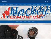 Tablet Screenshot of hockeyedmonton.ca